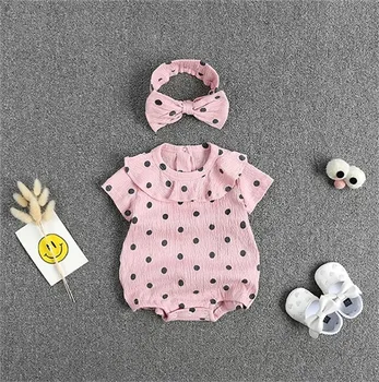 Culoare roz Baby Girl haine Băiat de Bumbac Salopetă design Multi copii costum de haine de vară set pentru nou-nascuti moale salopeta