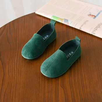 Moda Copii Pantofi pentru Copii Pantofi Casual Unisex Bomboane de Culoare Slip-on Mocasini Pentru Copii mici, Băieți și Fete Lumină Moale Mocasini 22-33