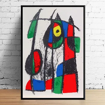 Joan Miro Moderne, Suprarealism, Arta Picturi Abstracte Imagine Retro Arta Canvas Tablou Poster de Perete Decor Acasă картины на стену