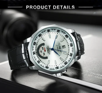 CÂȘTIGĂTORUL Casual Încheietura Ceas Automatic Ceas Mecanic Barbati Brand de Lux Ceas Calendar Casual Sport Ceas Relogio Masculino
