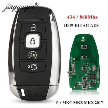 Jingyuqin Keyless Go 434/868Mhz ID49 Cheie de Mașină de la Distanță Pentru Lincoln MKC MKZ MKX NAVIGATOR 2017 2018 2019 2020 Inteligent Fob Control