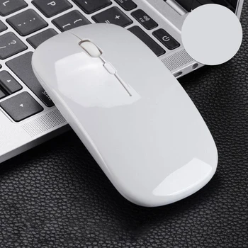 Silent LED Mouse Wireless Reîncărcabilă Modul Dual Optic Mobil Laptop Mouse-ul