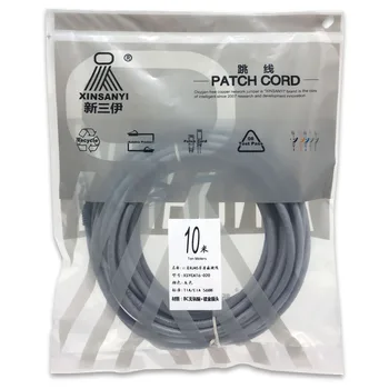 2019 10m/CAT5 RJ45 Ethernet Cabluri 8 Pini Conector Ethernet Rețea de Internet prin Cablu Cablul de Sârmă Linie GRI Rj 45 Lan