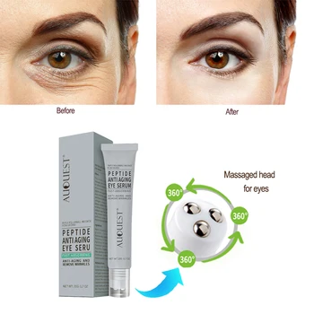 AuQuest FEG Peptide Ageless Eye Serum Crema Anti-Rid cu Colagen Elimina Cercurile Intunecate de Crema de Ochi Impotriva Pungilor de sub Ochi Îngrijire 3.28
