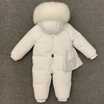 Copii Alb rață jos jacheta copil nou-născut în Jos salopeta