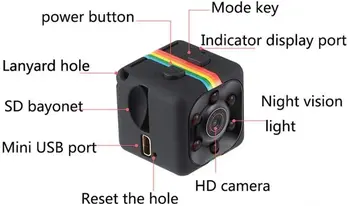 Mini Camera HD 1080P Senzor de Viziune de Noapte camera Video de Miscare DVR Micro Camera Sport DV Video Camera Mica Cam 11 MP