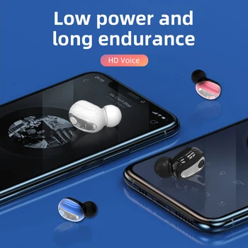 Mini 5.0 Cască Bluetooth fără Fir în Ureche Sport Căști setul cu Cască Cu Microfon Handsfree Sunet Căști Pentru iPhone Xiaomi Samgung