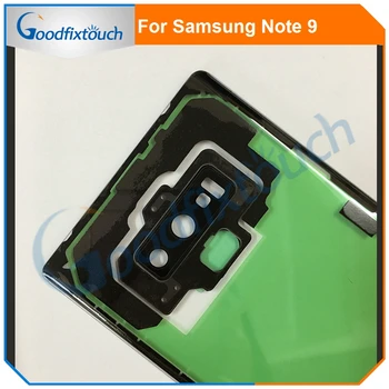 Pentru Samsung Nota 8 N8 Note8 N950 N950F Nota 9 N9 Note9 N9600 N960F 3D de Sticlă Transparentă Spate Carcasa Capac Baterie Spate Usa