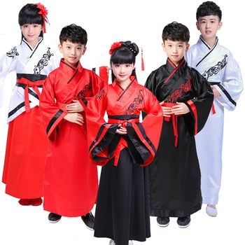 Songyuexia Chineză Tradițională de dans popular de îmbrăcăminte de îmbrăcăminte pentru copii, vechi de broderie pentru copii de anul nou haine