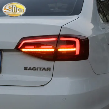 LED-uri auto far Stop Pentru Volkswagen Jetta - 2018 Lampă de Ceață Spate + Lumina de Frână + Invers + Dinamic de Semnalizare