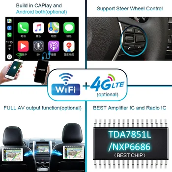 2 DIN Android 10 radio auto PX6 pentru FORD Focus S-MAX, Mondeo, C-MAX, Galaxy, Transit Connect auto 2din stereo audio auto de navigare