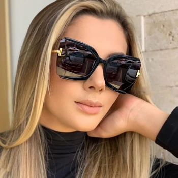 Designer de Brand T ochelari de Soare 2020 Nou Supradimensionate Pătrat Femei Ochelari de Soare de sex Feminin Mare Cadru plin de culoare Nuante fpr femei Oculos