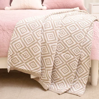 Ins canapea tricotate arunca pături pui de somn Nordic petrecere a timpului liber, prosoape Cuvertură de pat pe pat acoperi 127x152cm