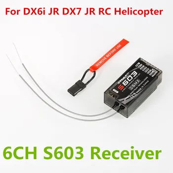 10 BUC 6CH S603 Receptor 2.4 GHz Modulație Digitală RX Suport PPM Pentru DX6i JR DX7 JR Elicopter RC digitală receptoare de radio