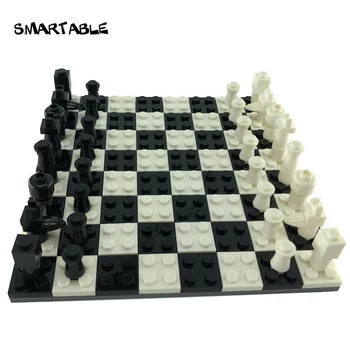 Smartable Iconic Set de Șah MOC Părți Blocuri Toys Set Pentru Copii DIY de Învățământ Compatibil Marile Branduri Cadou de Crăciun