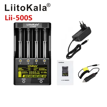 LiitoKala Lii-500S Încărcător de Baterie 18650 acumulator 18650 26650 21700 AAA Baterii AA Testa Capacitatea Bateriei De Sensi Touch