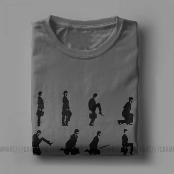 Ministerul De Silly Walks Monty Python Wa Pas Vector Camasi Barbati Bumbac T-Shirt Britanic Tee Maneci Scurte Topuri Plus Dimensiune