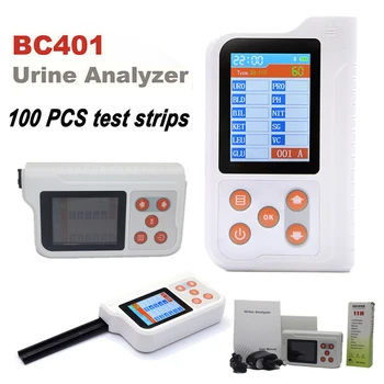 BC401 Handheld Digital, Analizor Urina + 100BUC 11 Parametri Benzi de Testare Baterii Portabile 2.4