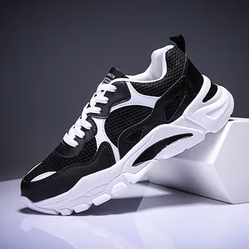 Nou pantofi pentru bărbați net pantofi secțiune subțire tendință sălbatice ochiurilor de plasă respirabil sportive și de agrement valul pantofi Joker Respirabil Adidași Pantofi