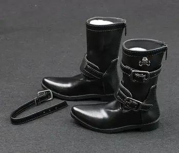 70cm 1/3 1/4 om băiatul SD AOD DOD BJD MSD Dollfie Piele Sintetica PU Pantofi negru cizme albe pantofi YG330