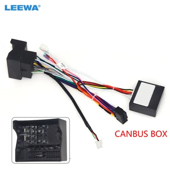 LEEWA Auto 16pin Audio Cabluri Cu Canbus Cutie Pentru Roewe 550 Aftermarket Stereo de Instalare de Sârmă Adaptor de #CA6546