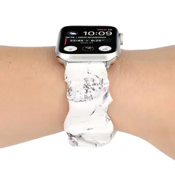 Solo Bucla Elastic Curea de Ceas pentru Apple Watch Serie SE 6 5 4 3 2 1 38mm 40mm 42mm 44mm iwatch Curea pentru Femei brățară Brățară.