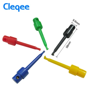 Cleqee P5001 20buc Multimetru Fir de Plumb Kit de Testare Cârlig Clip Grabbers Test Sonda SMT/SMD IC D20 Cablu de Sudura