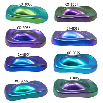 8 Culori Cameleoni Pigment Perlat Rășină Epoxidică Sclipici Magic Decolorate Pulbere de Rășină Colorant DIY Bijuterii Instrumente