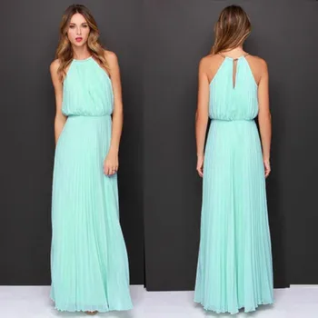 2019 alb rochie de Femei Petrecere de Seara, de vara solidă rochie eleganta Formale de Bal fără Mâneci Șifon Maxi Lung Rochie femme 0.4