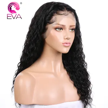 EVA Păr 360 Dantela Frontal Peruca Pentru Femei de culoare Pre Smuls Cret Dantelă Față Peruci Par Uman Cu Copilul Părului Brazilian Remy de Păr