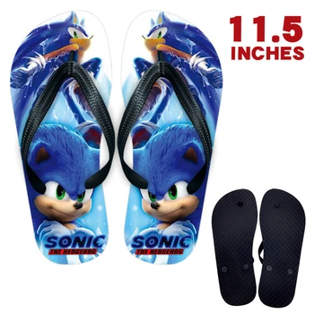 OHMETOY Sonic Ariciul Jucării Cosplay Pantofi Papuci Flip-Flops de Vară pe Plajă Strada Călătorie Duș Femei Bărbați Copil Copil Pantof