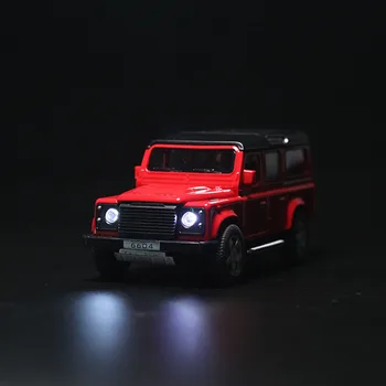 1/32 Defender SUV Simulare Mașină de Jucărie Model de Aliaj Trage Înapoi Jucarii pentru Copii Veritabilă Colecție de Licență Cadou Vehicul Off-Road