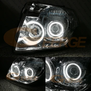 Excelent Ultra luminoase CCFL angel eyes kit Inele de halogen Pentru Mitsubishi pajero 2006 2007 2008 2009 2010 2012 2013 2016