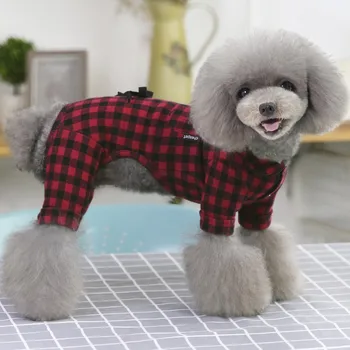 Animale De Companie Câini Produse De Îmbrăcăminte Provizii De Iarna Noi Carouri De Moda Costume De Haine