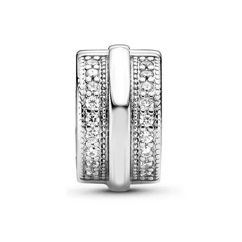 2020 argint 925 Pandantiv Spumante Deschide Linii si logo-ul Clip Original se potrivesc Pandora Farmecul Brățară Pentru Femei Bijuterii DIY