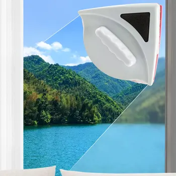 Lateral dublu Magnetic Window Cleaner Perie pentru Spălat geamuri de Sticlă de Curățare de uz Casnic se Spală Ștergătoarelor Magnet Curat de Sticlă