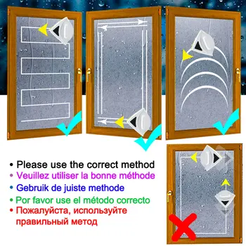 Lateral dublu Magnetic Window Cleaner Perie pentru Spălat geamuri de Sticlă de Curățare de uz Casnic se Spală Ștergătoarelor Magnet Curat de Sticlă