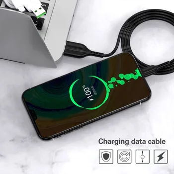 FONKEN Cablu Micro USB 3m 5m USB de Tip C Cablu de Repede Telefon Cablu de încărcare Pentru Samsung Huawei, Xiaomi Telefon Android Cablu de Încărcare