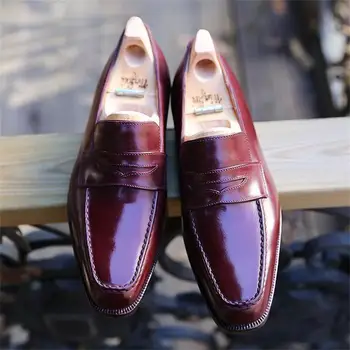 Pantofi barbati Nou pentru 2020 Bărbați de Înaltă Calitate din Piele Pu de Siguranță de Pantofi de Moda de sex Masculin Vinage Classic Loafer Pantofi Soulier Homme HC791