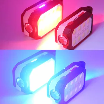 Portabil USB cu LED-uri RechargeableCOB Built-in baterie de Pliere Lumina de Lucru Pentru Reparații Auto Lumina Camp Camping Lanterna de Vanatoare