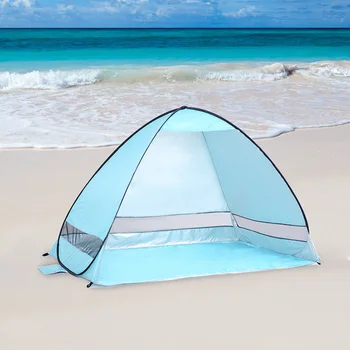 2 Persoane Automată Plaja Cort în aer liber Instant Pop-up de Vară Camping Cort Anti UV Adăpost Pescuit, Drumeții Cort de Picnic