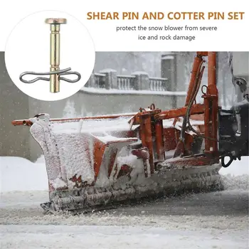 1 Set/ 20BUC Shear Pin și Pin Cotter schimb Compatibile Metal Forfecare Pin Cotter freza de zapada Snow Aruncător de Accesorii de Aprovizionare