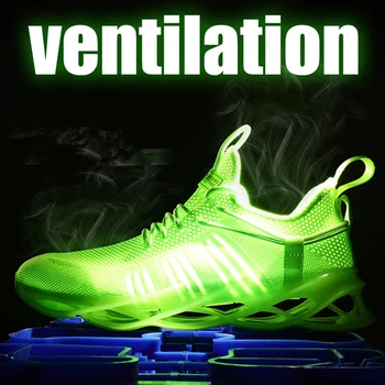 Mens Pantofi Ochiurilor De Plasă Respirabil De Funcționare Adidasi Barbat De Moda De Vară Luminoase De Culoare De Pantofi De Sport În Aer Liber Amortizare Formare Pantofi Marime Mare