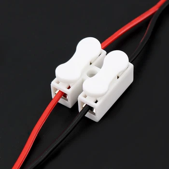 26pcs/cutie Rapid Lipitură de Blocare Conector de Sârmă CH2 2 Pini Cablu Electric Terminale 20x17x13.5mm Led Strip Adaptor Conectori de Sârmă
