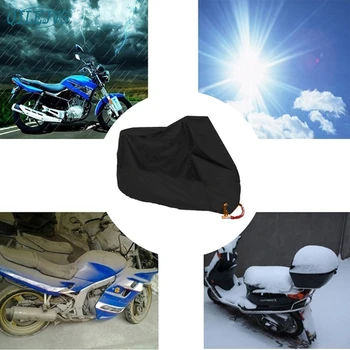 Fierbinte de Vânzare Impermeabil în aer liber Motocicleta UV Protector de Ploaie Praf Bicicleta Motocicleta Acoperă-L/XL/2XL pentru motociclete ATV Scutere AUG17