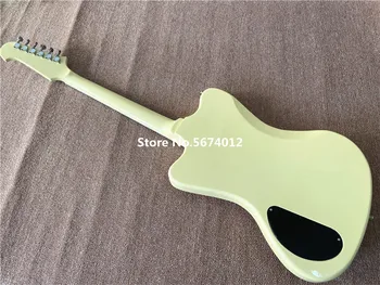 De înaltă calitate personalizate versiune a clasic crem galben chitara electrica rosewood fingerboard transport gratuit