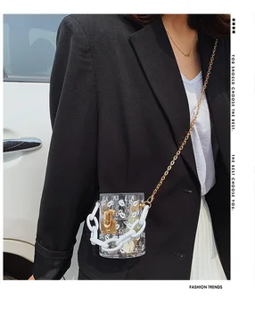 Luxury geanta mini nou set de căști bluetooth sac de moda lanț de umăr geanta messenger mini geanta pentru airpods caz pentru Galaxy Muguri de caz