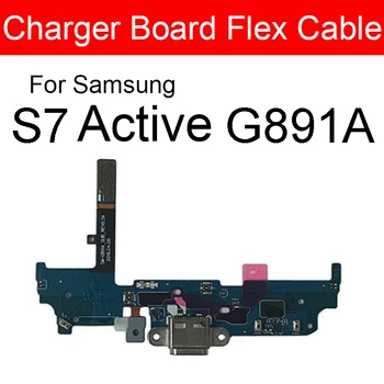 Încărcător de Bord USB Pentru Samsung Galaxy S7 Active SM-G891A G891A Portul de Încărcare Conector Placa de Înlocuire Telefon Piese de schimb