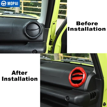 MOPAI Interior Semifabricate pentru Auto cu Aer Condiționat de Ventilație de Evacuare Decor Acoperi Autocolante pentru Suzuki Jimny 2019+ Accesorii