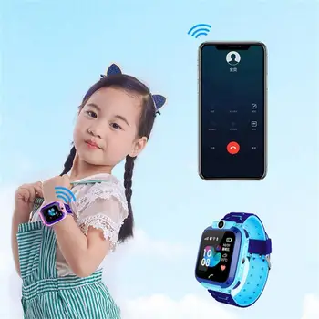 9 Limbi Q12 Telefon Inteligent Ceas Pentru Copii Student 1.44 Inch Student Inteligent Watch Dial Call Voice Chat Pentru Copii Cadou Bratara